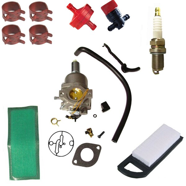 Aic Replacement Parts Carburetor Air filter Kit Fits Briggs and Stratton 796109 591731 594593 14.5hp 2 791850-CarbFilterKit - main